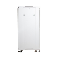 Armario rack de suelo 24U Profundidad: 600 Altura: 1200mm | Ancho: 600mm | Sin Accesorios | Blanco