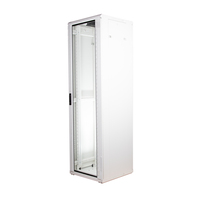 Armario rack de suelo 42U Profundidad: 600 Altura: 2000mm | Ancho: 600mm | Sin Accesorios | Blanco