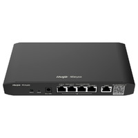 Reyee Router Controlador Cloud -  5 Puertos RJ45 1Gbps - 4 Puertos PoE+ 802.3af/at / Máximo 54W - Admite hasta 2 WAN para failover o balanceo - Hasta 600Mbps de ancho de banda 