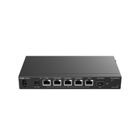 Ver informacion sobre Reyee Router Cloud - 5 Puertos RJ45 2.5G (4 PoE+) + 1 SFP+ 10Gigabit - Funciones básicas de Firewall  - Admite hasta 5 WAN para failover o balanceo - Hasta 2500 Mbps de ancho de banda - Hasta 400 usuarios recomendados