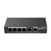 Ver informacion sobre Reyee Switch PoE Cloud - 4 Puertos PoE+ + 2 Puertos  Rj45 + 1 SFP Combo - Máximo 54W