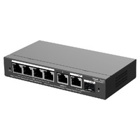 Reyee Switch PoE Cloud - 4 Puertos PoE+ + 2 Puertos  Rj45 + 1 SFP Combo - Máximo 54W