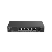 Ver informacion sobre Reyee Switch PoE Cloud Capa 2 - 5 puertos PoE MultiGigabit+ 1 10Gbps SFP+ -  PoE 802.3af/at hasta 30w / Máximo 70W - Static LAG/DHCP Snoop/Port Mirror - VLAN/Port Isolation/PoE Watchdog - Enrackable