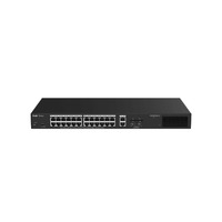Ver informacion sobre Reyee Switch PoE Cloud Gestionable - 24 PoE 802.3af/at + 2 SFP + 2 uplink RJ45 - 26 RJ45 10/100/1000Mbps + 2 SFP 10/100/1000 - 30W por puerto 802.3af/at / Máximo 250W - VLAN/Port Isolation/Loop Detection - Port Speed Limit