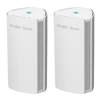 Ver informacion sobre Reyee Pack 2 Routers Gigabit Mesh Wi-Fi 6 AX1800 MU-MIMO 2x2 - 3 Puertos RJ45 1Gbps