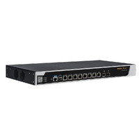 Ruijie Router Cloud - 8 Puertos Gigabit + 2 Puertos SFP Gigabit - Router + Funciones Firewall - Admite hasta 9 WAN para failover o balanceo - Hasta 2500 Mbps de ancho de banda - Hasta 1000 usuarios recomendados