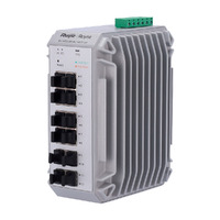 Ver informacion sobre Reyee Switch Industrial para carril DIN - 8 x  1Gbps PoE+ Gigabit + 4 puertos SFP Gigabit