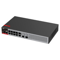 Ruijie Switch PoE Cloud Gestionable L2+ - 8 puertos RJ45 PoE+ 1G + 2 puertos SFP 1/2.5G / Hasta 125W potencia total