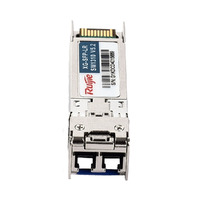 Ruijie Módulo transceptor SFP+ - Longitud de Onda 1310 nm - Fibra monomodo - Conector LC dúplex - Máxima distancia 10 km - 10Gbps - 10GBASE-LR