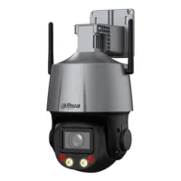 Cámara PTZ IP 4M H.265 WDR Illum Dual LED30m/IR50m 5x IP66 WiFi AUDIO MIC E/S AI