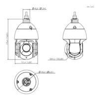 Dome PTZ IP H.265 4M WDR Starlight IR100m 25x IP66 AUDIO E/S 4G AI
