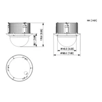 Dome PTZ HDCVI 2M 1080P WDR Starlight 25X 3D IK10 Inserción AUDIO E/S