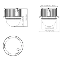 Dome PTZ IP 4M H.265 WDR Starlight 32X 3D IK10 PoE+ Inserción AUDIO E/S AI