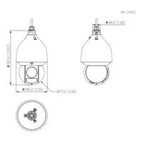 Dome PTZ IP 4M DN WDR Starlight IVS SMD IR150m 45X IP67 IK10 PoE+ AUDIO E/S AI