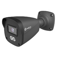 Safire Smart - Cámara Bullet IP gama B1 - 4Mpx - Lente 2.8 mm | Detección de movimiento avanzada - Luz dual: IR + Blanco 20 m | Micrófono - PoE - IP67