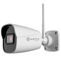 Safire Smart - Cámara Bullet WiFi E1 Inteligencia Artificial - 4Mpx - Lente 2.8 mm | Audio IN | IR 30m - AI: Clasificación de humano y vehículo - PoE - IP67