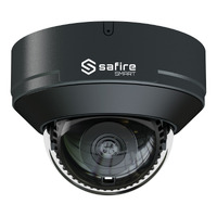 Ver informacion sobre Safire Smart - Cámara Domo IP gama E1 Inteligencia Artificial - 4Mpx - Lente 2.8 mm | Micrófono integrado | IR 30m - AI: Clasificación de humano y vehículo - PoE - IP67 - IK10