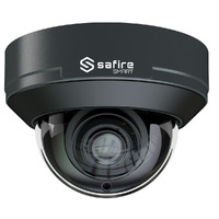 Safire Smart - Cámara Domo IP gama E1 Inteligencia Artificial - 4Mpx - Lente Motorizada 2.8~12mm | Micrófono | IR 50m - AI: Clasificación de humano y vehículo - PoE - IP67 - IK10