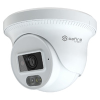 Ver informacion sobre Safire Smart - Cámara Turret IP gama B1 - 4Mpx - Lente 2.8 mm | Detección de movimiento avanzada - Luz dual: IR + Blanco alcance 20 m | Micrófono - PoE - IP67