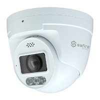 Safire Smart - Cámara Turret IP gama I1 con Disuasión activa - 4Mpx - Lente 2.8-12 mm | MIC & Speaker | Duallight 40m - AI: Clasificación de humano y vehículo - PoE - IP67
