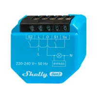Ver informacion sobre Shelly 1L Gen3 - WiFi 2.4 GHz IEEE802.11 b/g/n / Bluetooth -  Interruptor inteligente / Sin Neutro - Soporta 220-240 V~50Hz - Bypass 1L/2L - Compatible con Alexa y Google