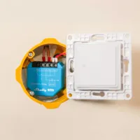 Shelly 1L Gen3 - WiFi 2.4 GHz IEEE802.11 b/g/n / Bluetooth -  Interruptor inteligente / Sin Neutro - Soporta 220-240 V~50Hz - Bypass 1L/2L - Compatible con Alexa y Google