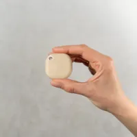 Shelly Blu Button Tough 1 Mocha - Bluetooth - Permite controlar electrodomésticos  - Resistente a golpes, salpicaduras y polvo - Atenuar y activar escenas - Compatible con Alexa y Google