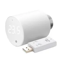 Ver informacion sobre Shelly BLU TRV x1 + Shelly Blu Gateway Gen3 - WiFi 2.4 GHz IEEE802.11 b/g/n / Bluetooth - Cabezal Termostático Inteligente - Incluye HUB / Gateway - Control preciso de temperatura - Compatible con Alexa y Google