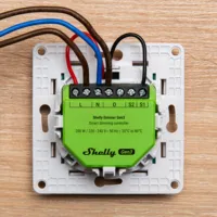 Shelly DALI Dimmer Gen3 - WiFi 2.4 GHz IEEE802.11 b/g/n - Bluetooth - Regulador intensidad de luminarias DALI - Soporta 110-240 V - Efectos predefinidos - Compatible con Alexa y Google