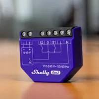 Shelly Dimmer 0/1-10V PM Gen3 - WiFi 2.4 GHz IEEE802.11 b/g/n - Bluetooth - Regulador para luces, motores y válvulas - Admite 0-10 V y 1-10 V  - Efectos predefinidos - Compatible con Alexa y Google