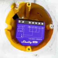 Shelly Dimmer 0/1-10V PM Gen3 - WiFi 2.4 GHz IEEE802.11 b/g/n - Bluetooth - Regulador para luces, motores y válvulas - Admite 0-10 V y 1-10 V  - Efectos predefinidos - Compatible con Alexa y Google