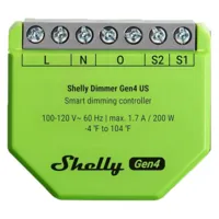 Ver informacion sobre Shelly Dimmer Gen 4 - WiFi 2.4 /Bluetooth / Zigbee / matter - Regulador intensidad de luz - Soporta 110-230 V - Funciona con neutro / sin neutro - Compatible con Alexa y Google