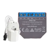 Ver informacion sobre Shelly EM + 120A - WiFi 2.4 GHz IEEE802.11 b/g/n - Medidor de consumo - Soporta 110-230 V - Ideal para viviendas - Compatible con Alexa y Google