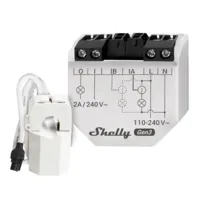 Ver informacion sobre Shelly EM Gen3 + 50A - WiFi 2.4 GHz IEEE802.11 b/g/n - Medidor de consumo - Soporta 110-240 V - Ideal para viviendas - Compatible con Alexa y Google