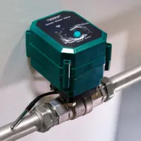 FrankEver Smart water valve DN20 - WiFi 2.4 GHz / Bluetooth  - Valvula de agua inteligente - Tamaño válvula DN20 (≈ ¾″) - Sensor de temperatura - Compatible con Alexa y Google