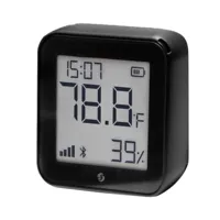 Ver informacion sobre Shelly H&amp;T Gen 3 Negro Mate - WiFi 2.4 GHz IEEE802.11 b/g/n / Bluetooth - Sensor H&amp;T - Pantalla de bajo consumo - Soporta 5V / 4 Pilas AA - Compatible con Alexa y Google
