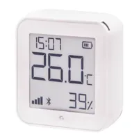 Ver informacion sobre Shelly H&amp;T Gen 3 Blanco Mate - WiFi 2.4 GHz IEEE802.11 b/g/n / Bluetooth - Sensor H&amp;T - Pantalla de bajo consumo - Soporta 5V / 4 Pilas AA - Compatible con Alexa y Google