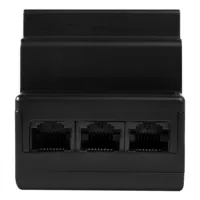Shelly LAN Switch - Montable en DIN - 5 puertos RJ45 - Soporta 110V - 230V - Conmutador Ethernet - Ampliar las capacidades de su red