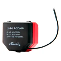 Shelly LoRa Add-on - Comunicación mediante LoRa - Compatibilidad con Shelly Gen3 &amp; Gen4 - Largo alcance hasta 5Km (Usando antena Ext) - Color Negro