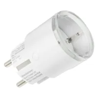 Shelly Plug S MTR Gen3 (White) - WiFi 2.4 GHz IEEE802.11 b/g/n / Bluetooth - Medidor de consumo - Soporta 220 - 230 V - Apto para domótica de viviendas  - Compatible con Alexa, Google y Apple 