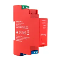 Shelly Pro 1PM - WiFi 2.4 GHz IEEE802.11 b/g/n / Bluetooth -  Interruptor inteligente carril DIN - Soporta 110-240 V - Medidor de potencia - Compatible con Alexa y Google