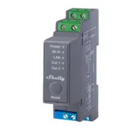 Ver informacion sobre Shelly Pro 2 - WiFi 2.4 GHz IEEE802.11 b/g/n / Bluetooth -  Interruptor inteligente carril DIN - Soporta 110-240 V - Apto para domótica de viviendas  - Compatible con Alexa y Google