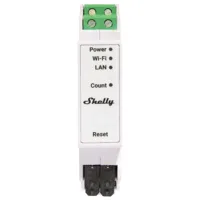 Shelly Pro 3EM 120A - WiFi 2.4 GHz / Bluetooth / LAN - Medidor de consumo - Soporta 110-230 V - Ideal para viviendas - Compatible con Alexa y Google