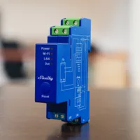 Shelly Pro Dimmer 0/1 - 10V PM - WiFi 2.4 GHz IEEE802.11 b/g/n / Bluetooth - Atenuador inteligente carril DIN - Soporta 110-240 V - Medidor de potencia - Compatible con Alexa y Google