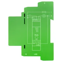Shelly Pro Dimmer 1PM - WiFi 2.4 GHz IEEE802.11 b/g/n / Bluetooth - Atenuador inteligente carril DIN - Soporta 110-240 V - Medidor de potencia - Compatible con Alexa y Google