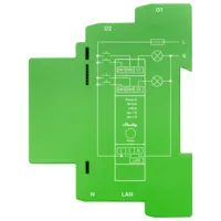 Shelly Pro Dimmer 2PM - WiFi 2.4 GHz IEEE802.11 b/g/n / Bluetooth - Atenuador inteligente carril DIN - Soporta 110-240 V - Medidor de potencia - Compatible con Alexa y Google