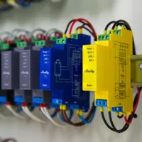 Controlador Shelly Pro RGBWW PM - WiFi 2.4 GHz IEEE802.11 b/g/n / Bluetooth / Lan - Atenuador inteligente carril DIN - Alimentación 12-24 VDC - Medidor de potencia - Compatible con Alexa y Google