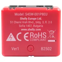 Shelly 1PM Mini Gen4 - WiFi 2.4 GHz / Bluetooth / Zigbee -  Interruptor inteligente  - Soporta 110 - 240 VCA / 24 - 30 VCC - Contacto NA, 1 polo, contacto µ - Compatible con Alexa y Google