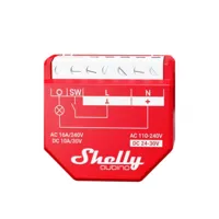 Ver informacion sobre Relé Shelly Wave 1PM - Z-Wave / Requiere HUB Z-Wave - Qubino - Relé inteligente  - Soporta alimentación AC y DC - Medidor de consumo - Compatible con Alexa y Google
