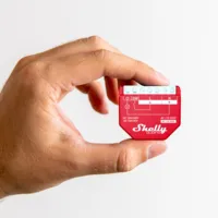 Relé Shelly Wave 1PM - Z-Wave / Requiere HUB Z-Wave - Qubino - Relé inteligente  - Soporta alimentación AC y DC - Medidor de consumo - Compatible con Alexa y Google